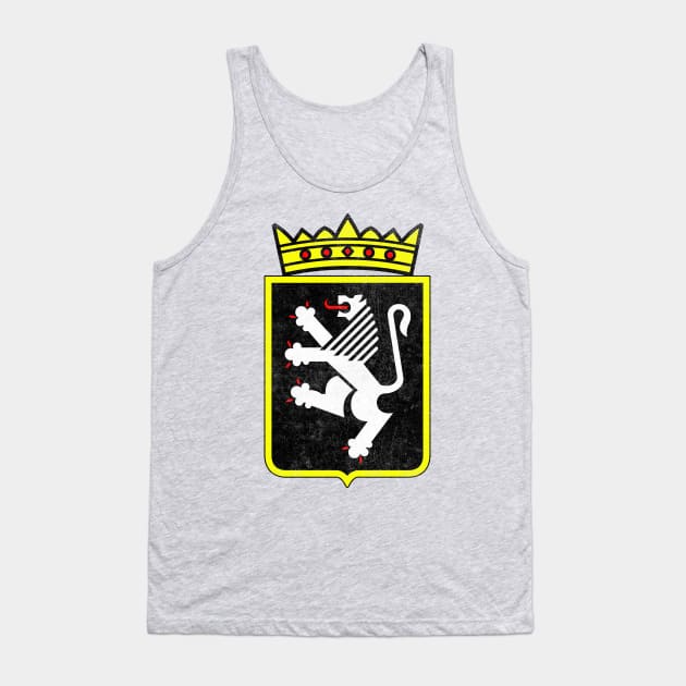 Valle d'Aosta Italia / Italy Region Coat of Arms / Vintage Look Tank Top by DankFutura